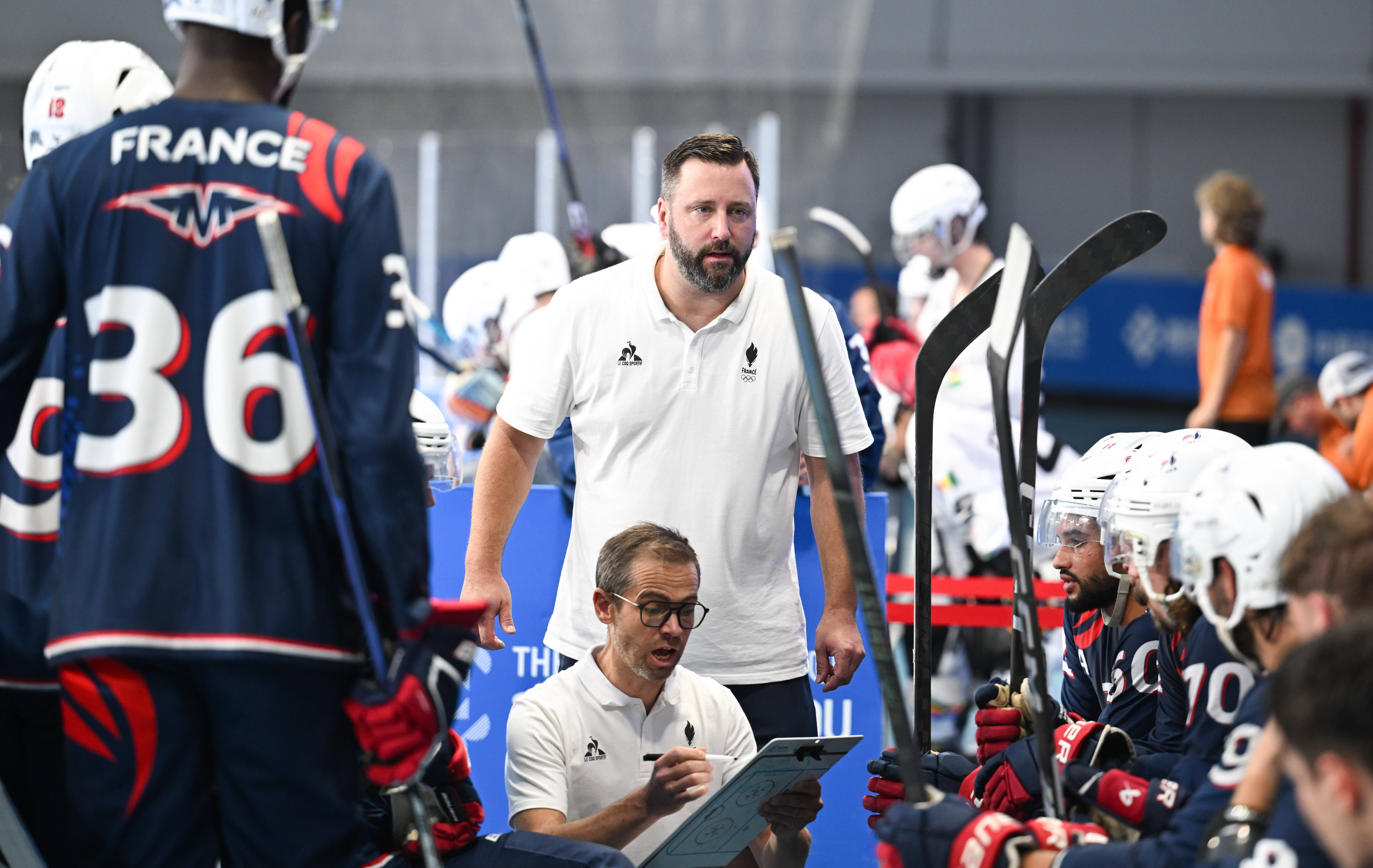 （成都世运会）单排轮滑球——男子铜牌赛：纳米比亚队胜法国队