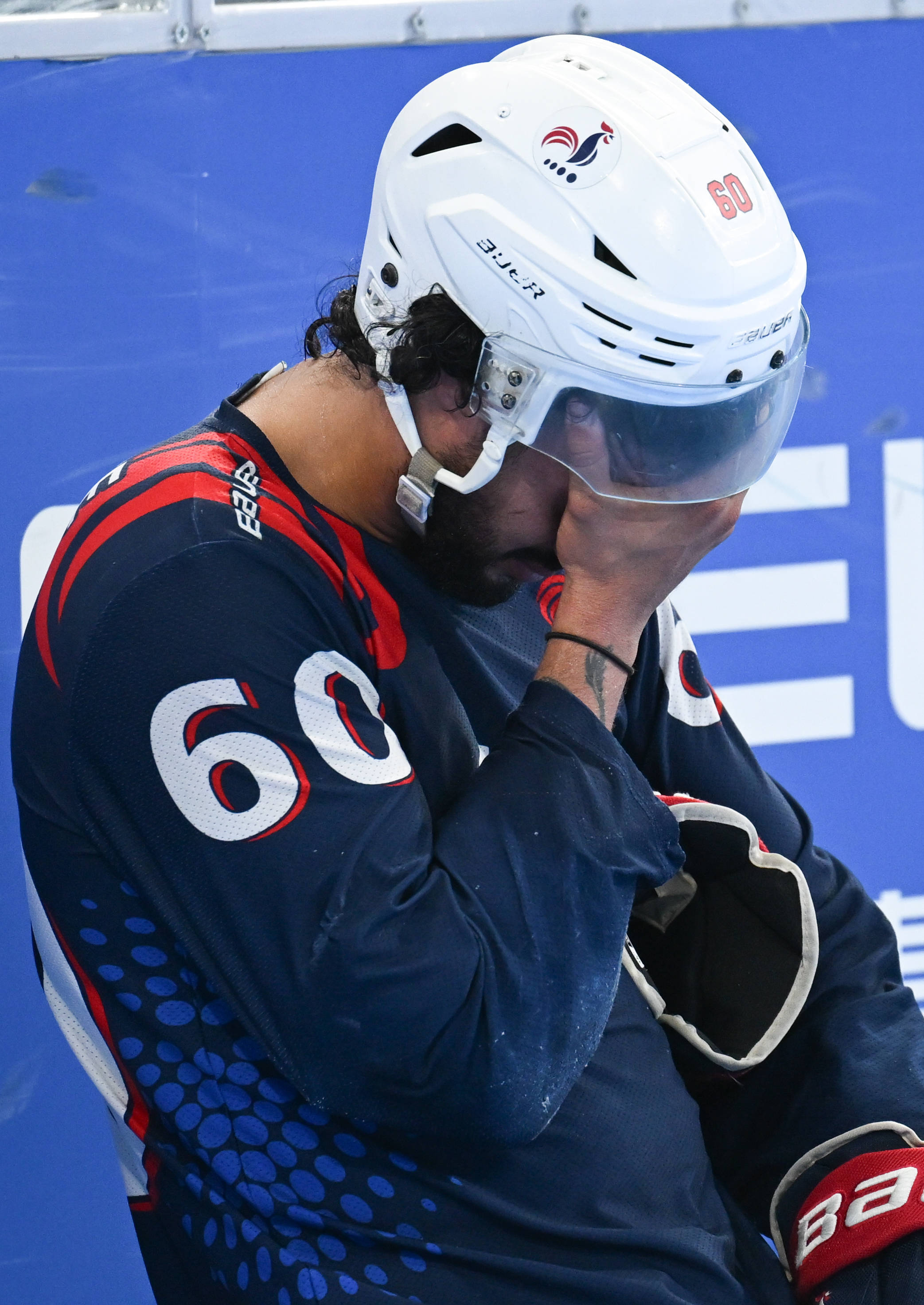 （成都世运会）单排轮滑球——男子铜牌赛：纳米比亚队胜法国队