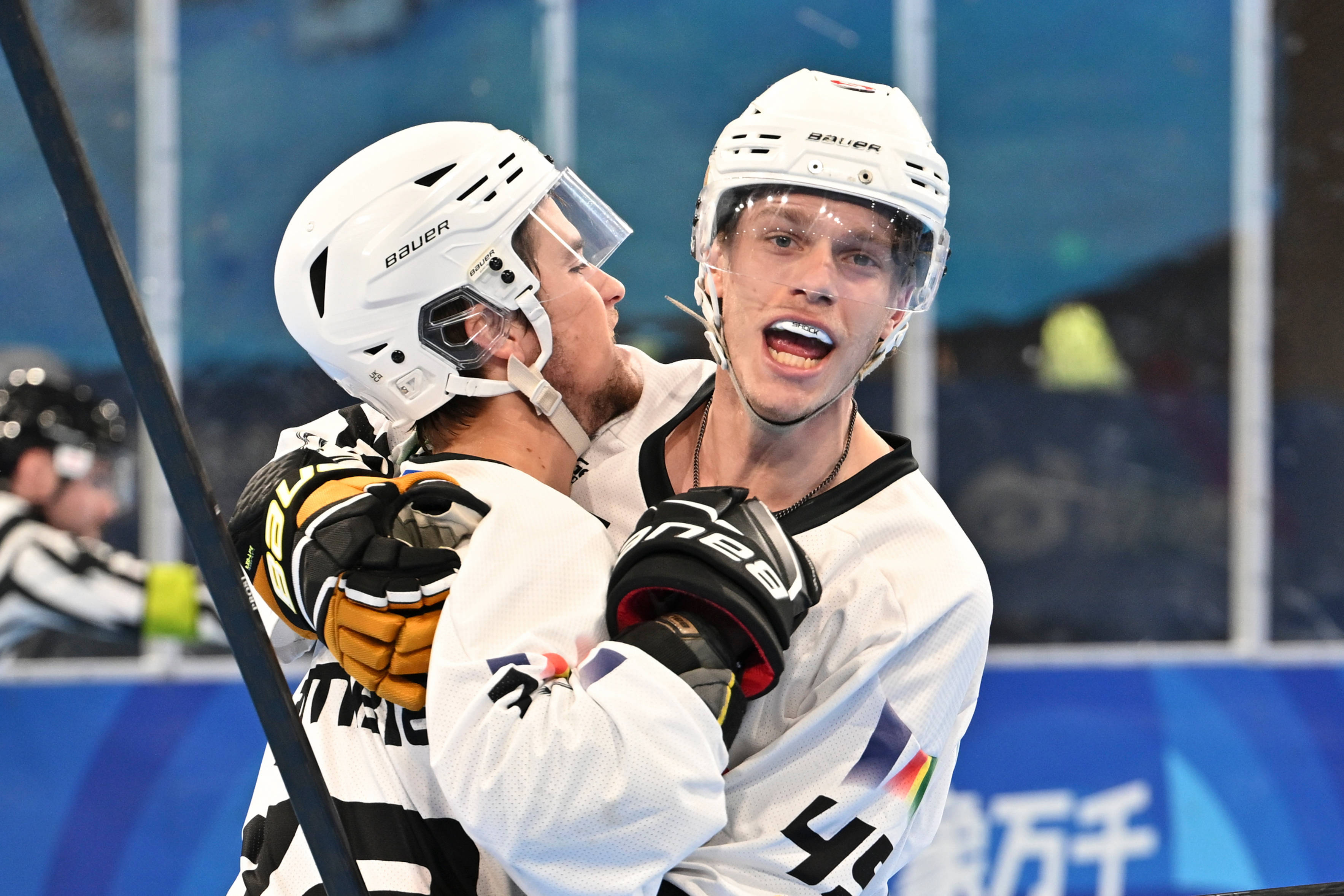 （成都世运会）单排轮滑球——男子铜牌赛：纳米比亚队胜法国队