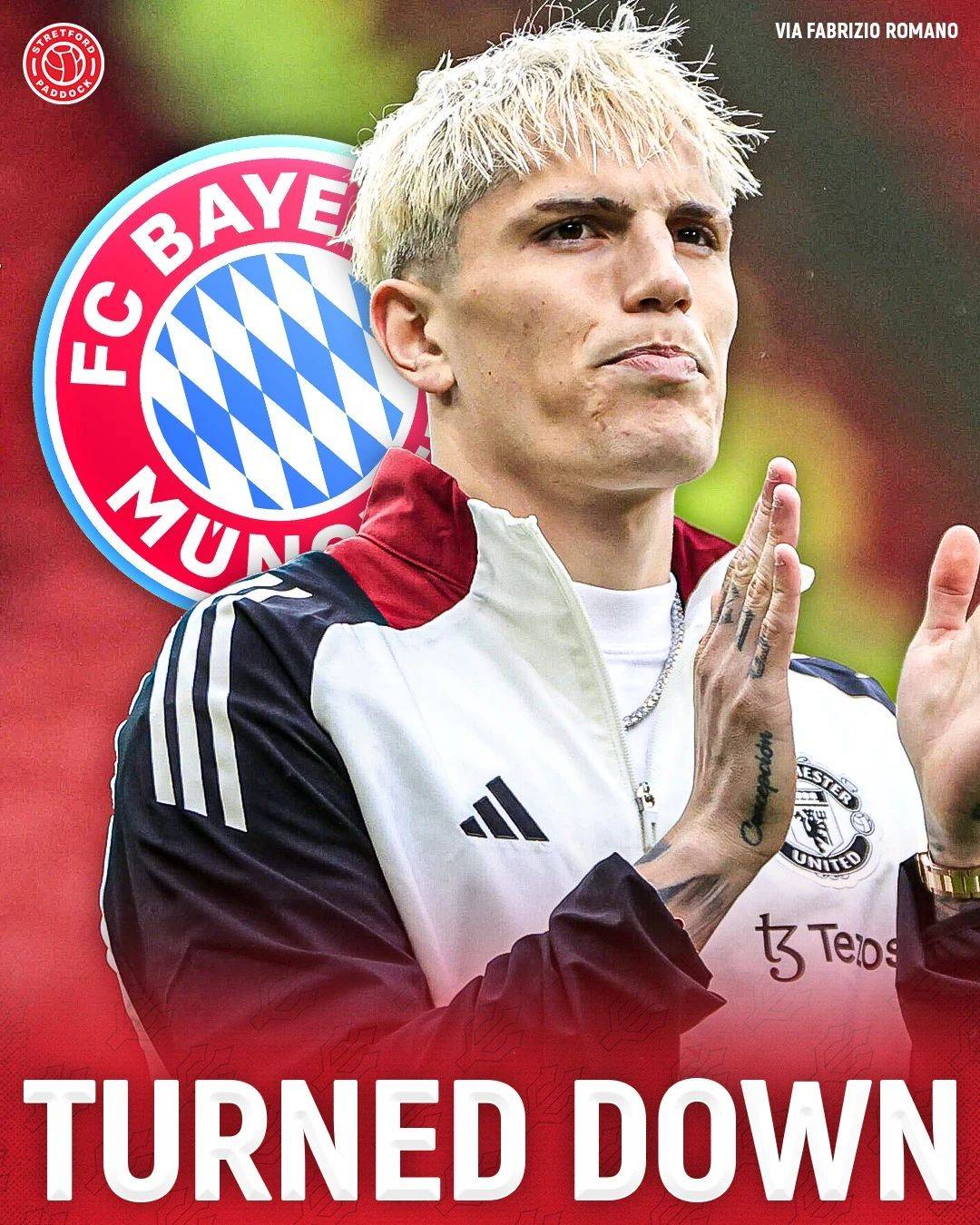 加纳乔拒绝拜仁只去切尔西，否则留队白拿工资！配合蓝军压价曼联