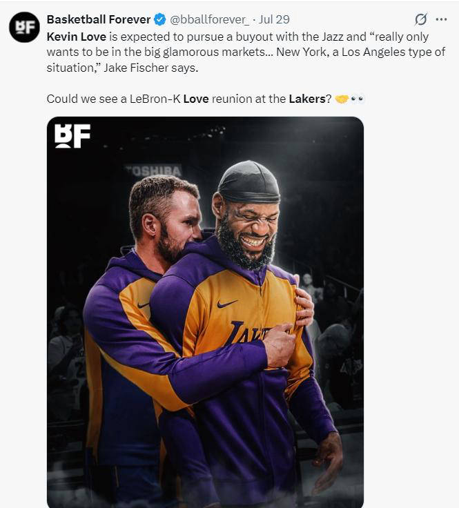 凯文-乐福与犹他爵士商讨买断事宜 费城有意引进